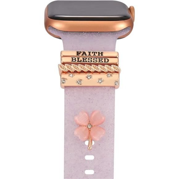 NEW 3 sets Apple Watch Band Crystal Bling Charms - Picture 4 of 6